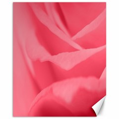 Pink Silk Effect  Canvas 11  X 14  (unframed)