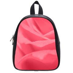 Pink Silk Effect  School Bag (small)