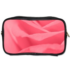 Pink Silk Effect  Travel Toiletry Bag (two Sides)