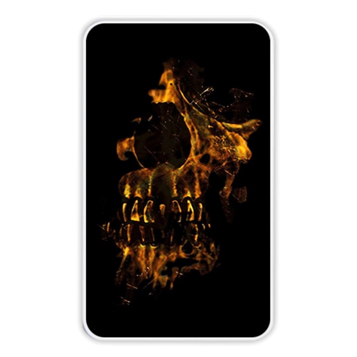 Skull Burning Digital Collage Illustration Memory Card Reader (Rectangular)