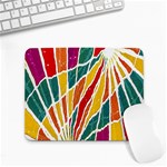 Multicolored Vibrations Small Mouse Pad (Rectangle) Front