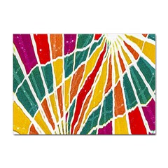 Multicolored Vibrations A4 Sticker 10 Pack by dflcprints