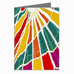 Multicolored Vibrations Greeting Card (8 Pack) by dflcprints