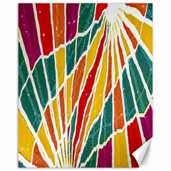 Multicolored Vibrations Canvas 16  X 20  (unframed) by dflcprints