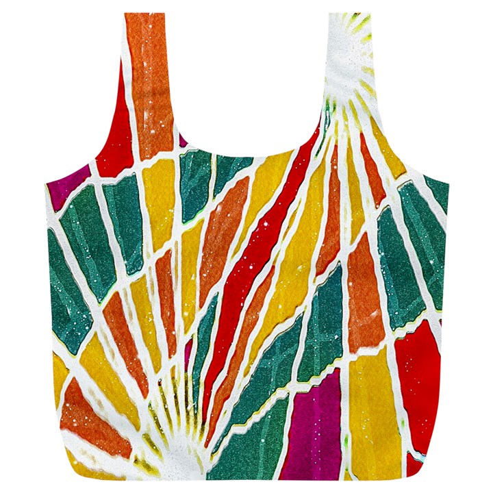 Multicolored Vibrations Reusable Bag (XL)