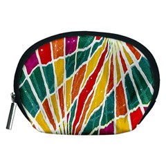 Multicolored Vibrations Accessory Pouch (medium) by dflcprints