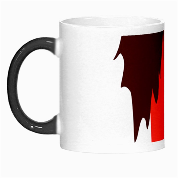 Monster with Men Head Illustration Morph Mug