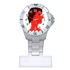 Monster With Men Head Illustration Nurses Watch by dflcprints