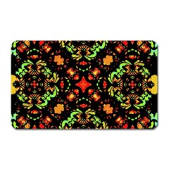 Intense Floral Refined Art Print Magnet (rectangular) by dflcprints