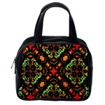 Intense Floral Refined Art Print Classic Handbag (Two Sides) Back