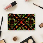 Intense Floral Refined Art Print Cosmetic Bag (Small) Front