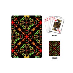 Intense Floral Refined Art Print Playing Cards (mini) by dflcprints