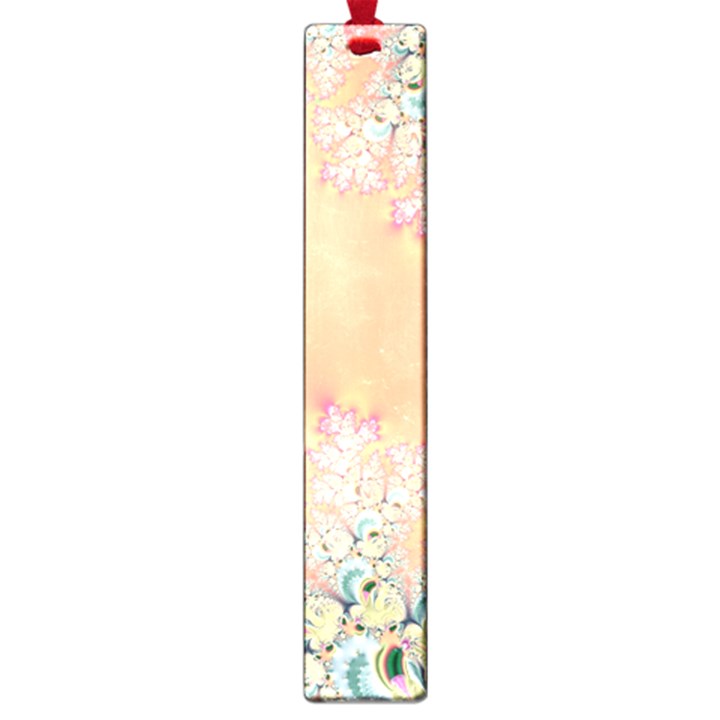 Peach Spring Frost On Flowers Fractal Large Bookmark