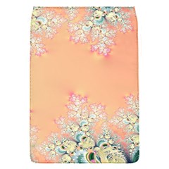 Peach Spring Frost On Flowers Fractal Removable Flap Cover (small)