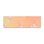 Peach Spring Frost On Flowers Fractal Bumper Sticker 10 Pack Front