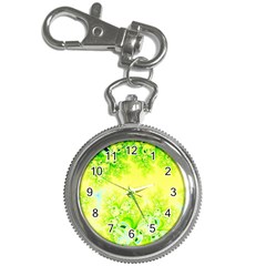 Sunny Spring Frost Fractal Key Chain Watch by Artist4God