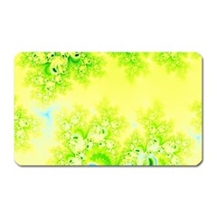 Sunny Spring Frost Fractal Magnet (rectangular) by Artist4God