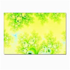 Sunny Spring Frost Fractal Postcard 4 x 6  (10 Pack) by Artist4God