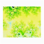 Sunny Spring Frost Fractal Glasses Cloth (Small, Two Sided) Front