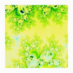 Sunny Spring Frost Fractal Glasses Cloth (medium) by Artist4God