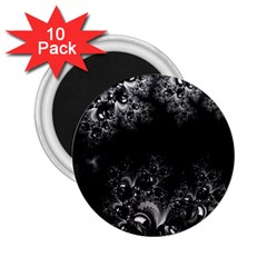 Midnight Frost Fractal 2 25  Button Magnet (10 Pack) by Artist4God