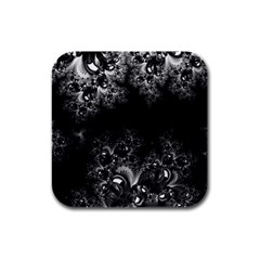 Midnight Frost Fractal Drink Coasters 4 Pack (square) by Artist4God