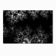 Midnight Frost Fractal Postcards 5  X 7  (10 Pack) by Artist4God