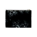 Midnight Frost Fractal Cosmetic Bag (Medium) Back