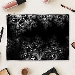 Midnight Frost Fractal Cosmetic Bag (xl) by Artist4God