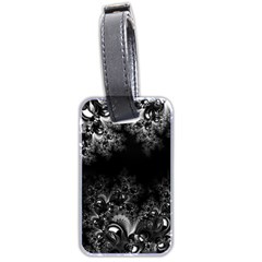 Midnight Frost Fractal Luggage Tag (two Sides) by Artist4God