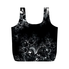 Midnight Frost Fractal Reusable Bag (m) by Artist4God