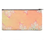 Peach Spring Frost On Flowers Fractal Pencil Case Back