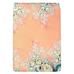 Peach Spring Frost On Flowers Fractal Removable Flap Cover (large) by Artist4God