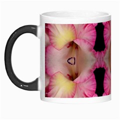 Pink Gladiolus Flowers Morph Mug