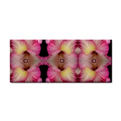 Pink Gladiolus Flowers Hand Towel