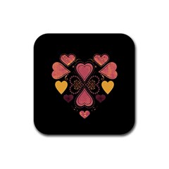 Love Collage Drink Coaster (square)