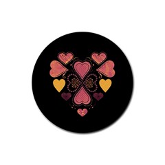 Love Collage Drink Coaster (round)