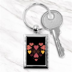 Love Collage Key Chain (rectangle)