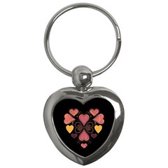 Love Collage Key Chain (heart) by whitemagnolia