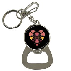 Love Collage Bottle Opener Key Chain by whitemagnolia