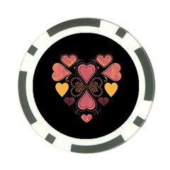 Love Collage Poker Chip