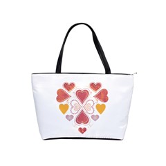 Love Collage Large Shoulder Bag