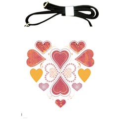 Love Collage Shoulder Sling Bag