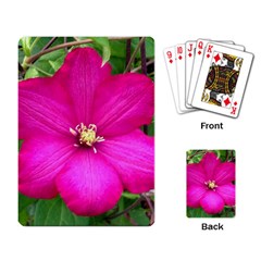 Clem Pink Playing Cards Single Design