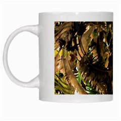 Artificial Tribal Jungle Print White Coffee Mug by dflcprints