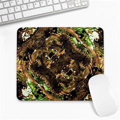 Artificial Tribal Jungle Print Large Mouse Pad (rectangle)