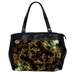 Artificial Tribal Jungle Print Oversize Office Handbag (one Side) by dflcprints