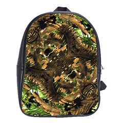 Artificial Tribal Jungle Print School Bag (xl)