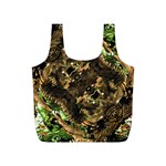 Artificial Tribal Jungle Print Reusable Bag (S) Front