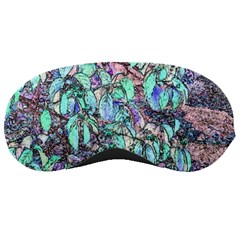 Colored Pencil Tree Leaves Drawing Sleeping Mask